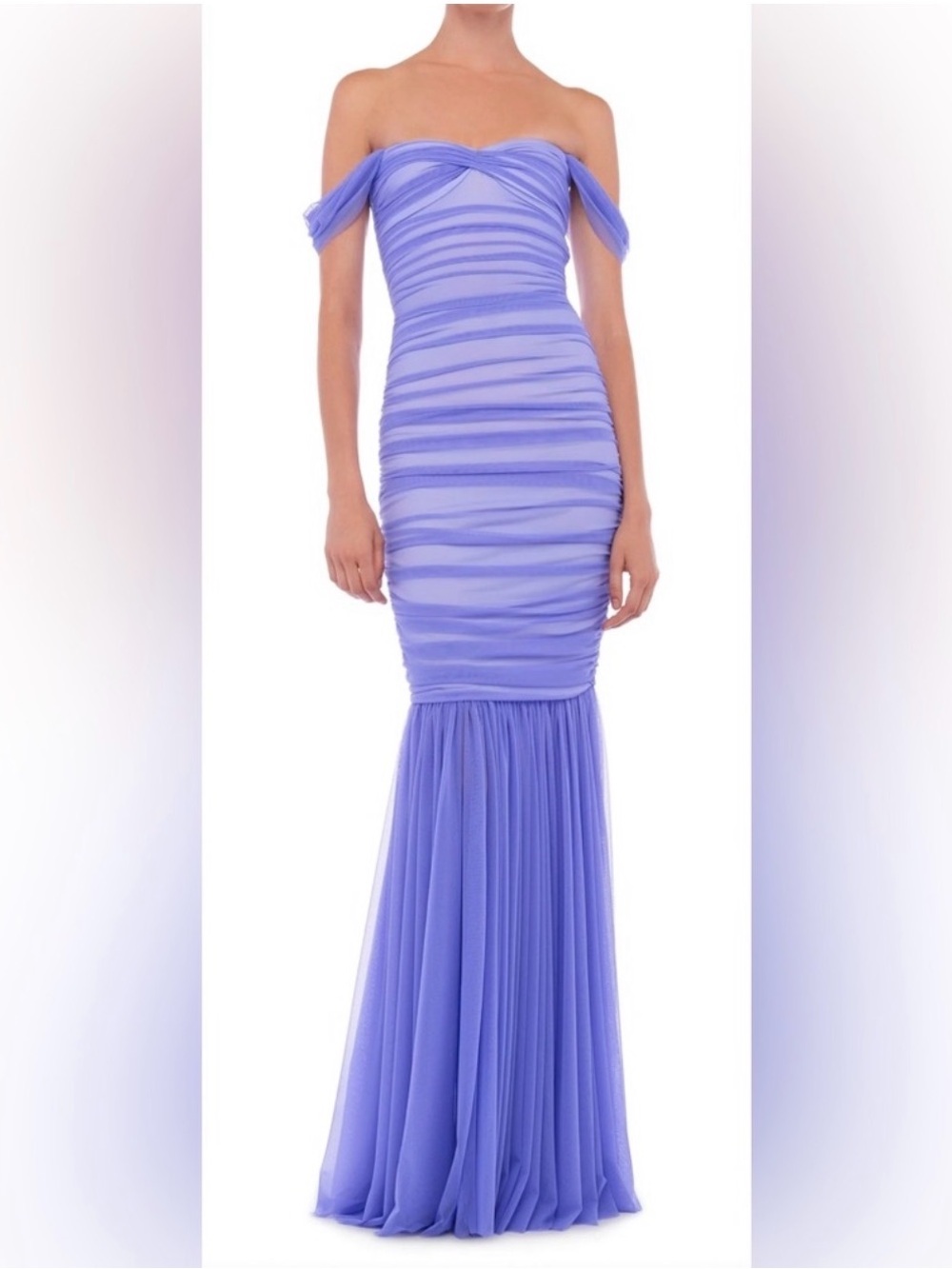 Norma Kamali Lavender Walter Gown